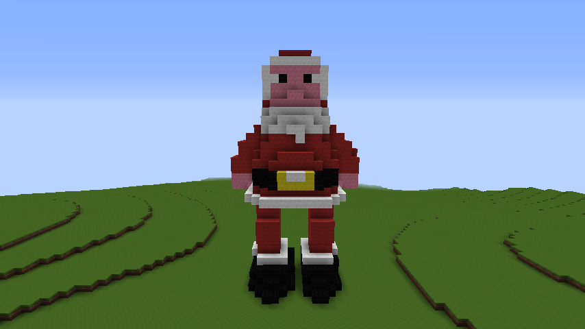 Minecraft Santa by BladeTheHedgehogs on DeviantArt