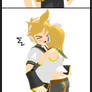 MMD Rin x Len Comic 2