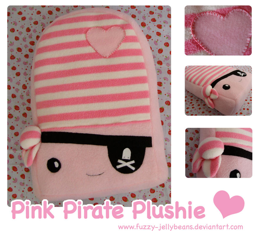 Pink Pirate Plushie