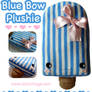 Blue Bow Plushie Lolly