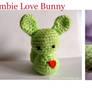 Zombie Love Amigurumi Bunny