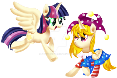 flash star and Clownpiece