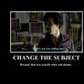 BBC Sherlock - Change Subject