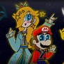 Mario and Rosalina family picture (Mario AU) DESC