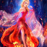 Elsa:The queen on fire