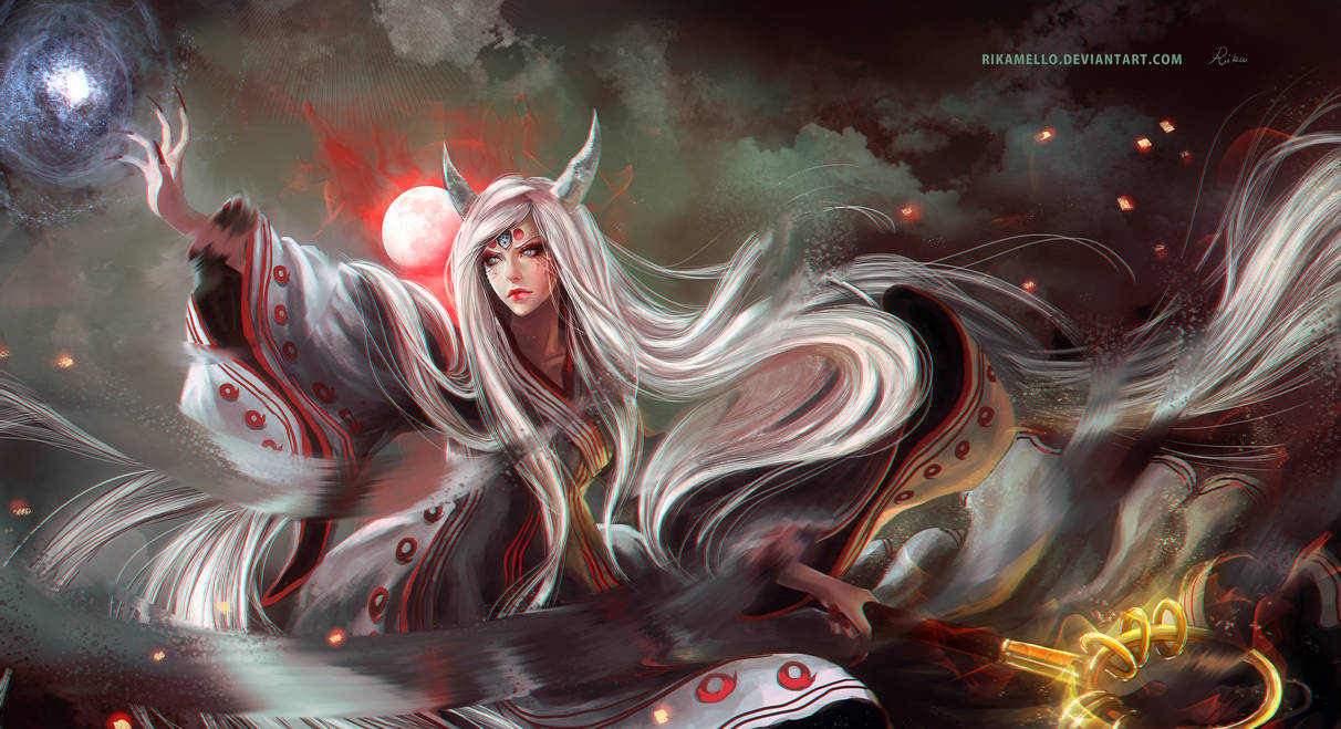Ohtsutsuki Kaguya by RikaMello