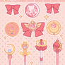 Sailor moon stickers