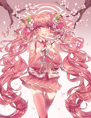 Sakura Miku by KokoTensho