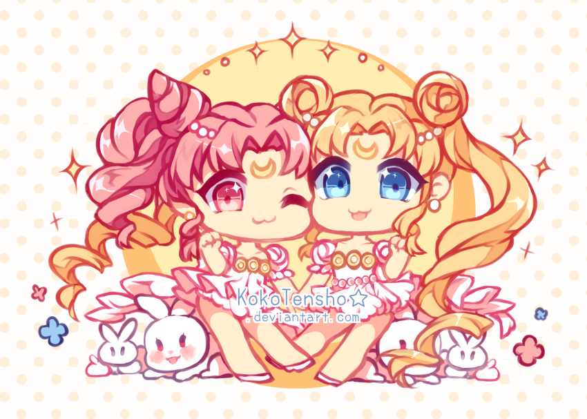 Chibi Moon And Serena print