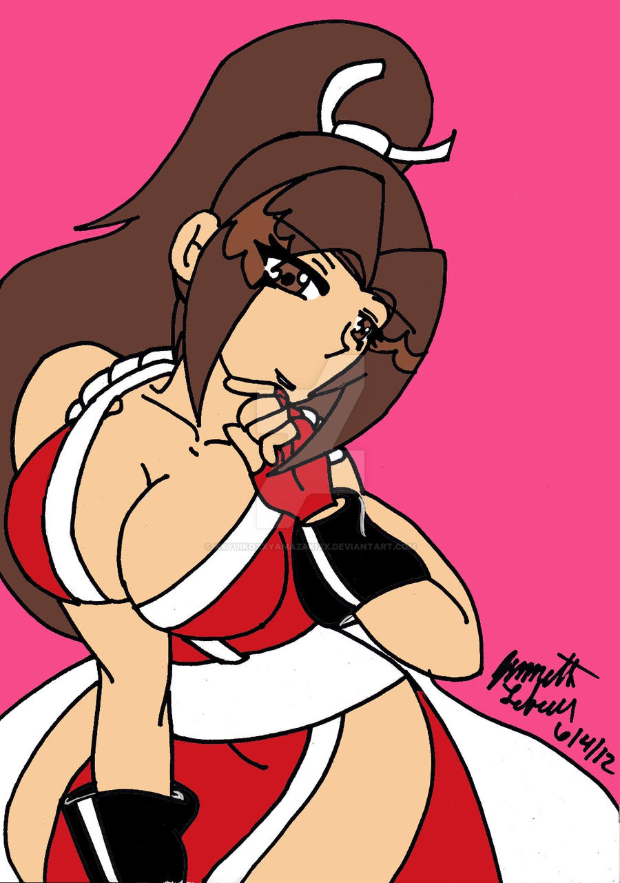 mai fanart colored