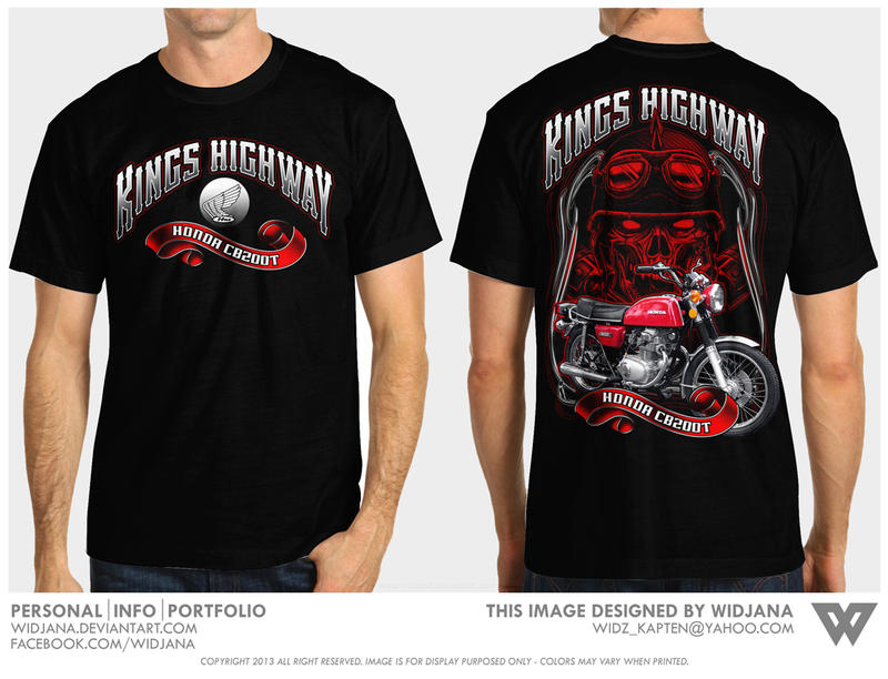 honda CB 200 t-shirt