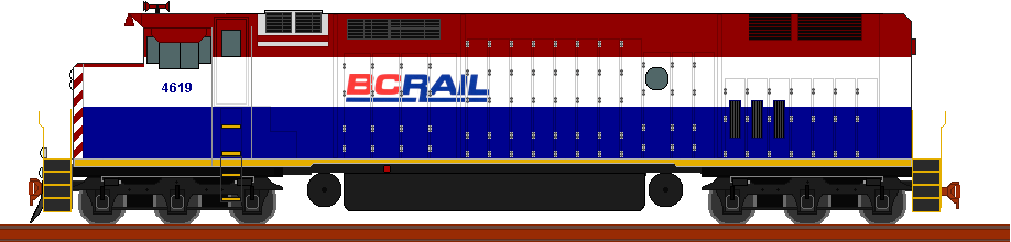 drawing of a bcrail c40-8m