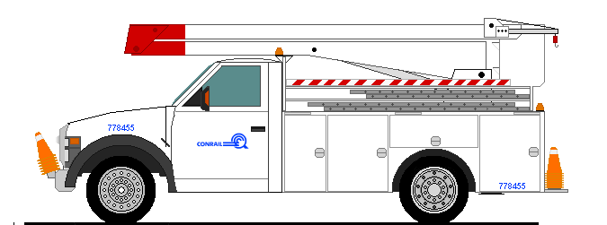 drawing of a cr mow truck