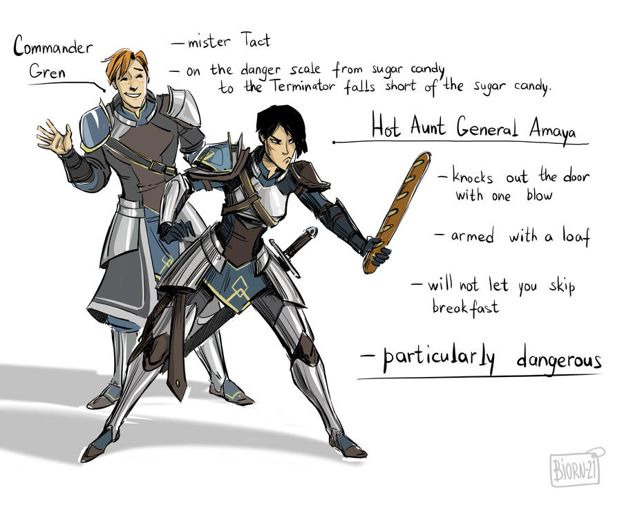 Gren And Amaya By Biorn 21 On Deviantart