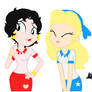 Betty Boop and Sally Swing by MapleB