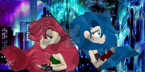 Two worlds One Family by MapleB on DeviantArt