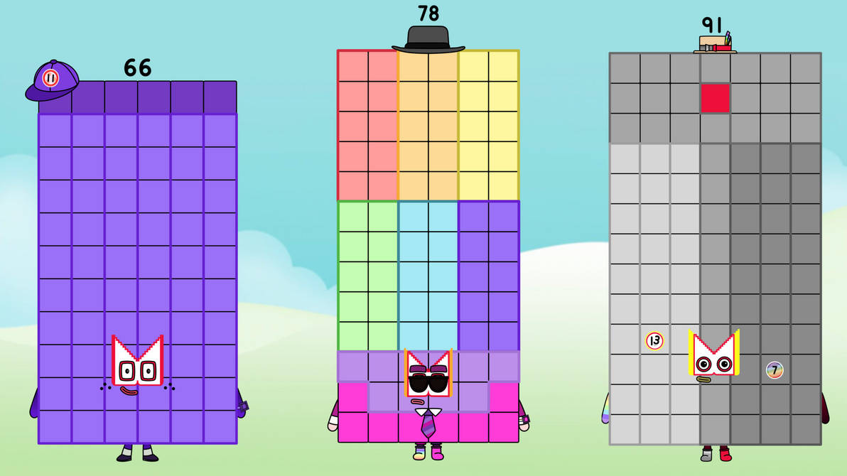 Numberblocks 600 Numberblocks - Other Step Squads (Rectangles) by Angrycreeper123 on ...
