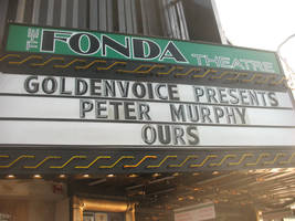 The Fonda Theatre Marquis: Peter Murphy