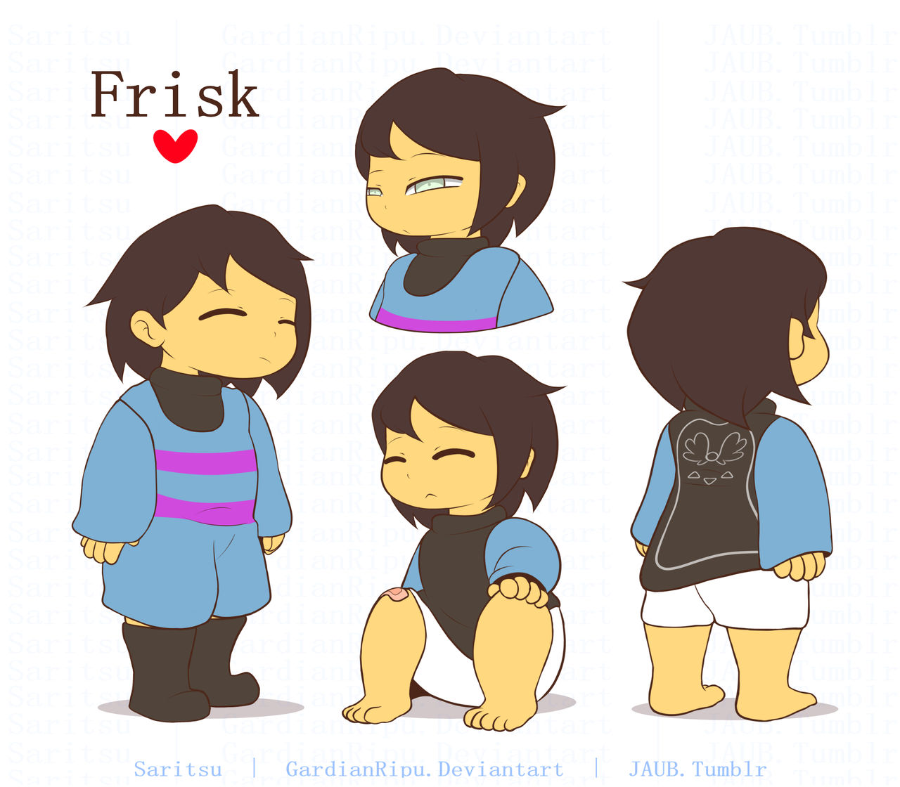 Fallbacktale Frisk Undertale Frisk by GardianRipu on DeviantArt