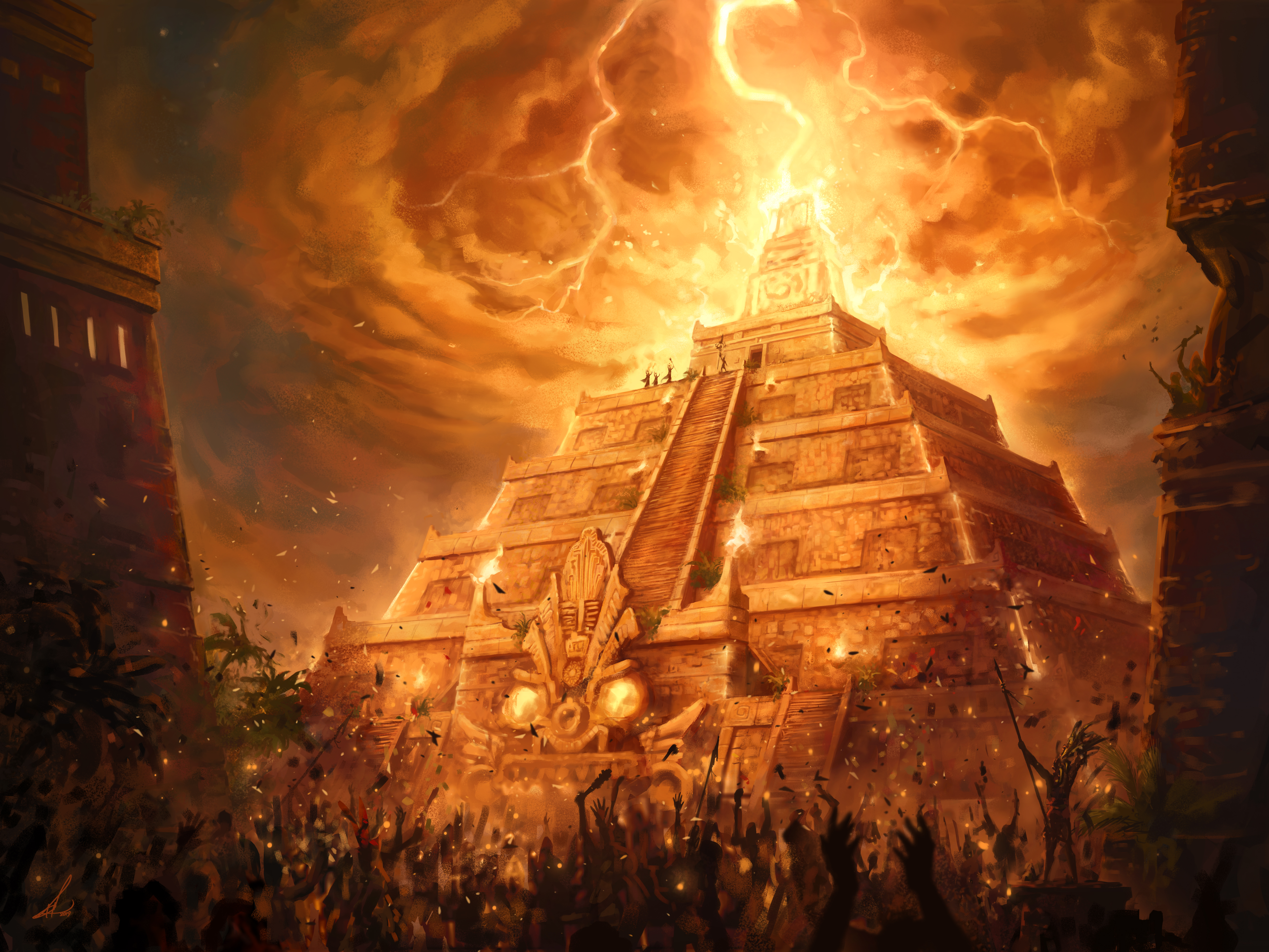 Mayan Lightning Conductor