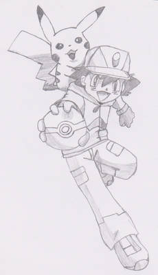 Ash and pikachu