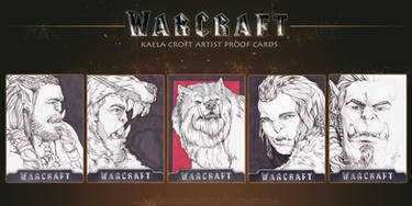 Topps Warcraft Movie: AP Sketch cards