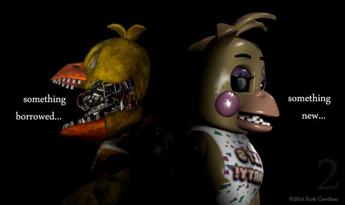 Funtime Chica (Unused Jumpscare image) 2 by Fnaf-lover1352 on DeviantArt