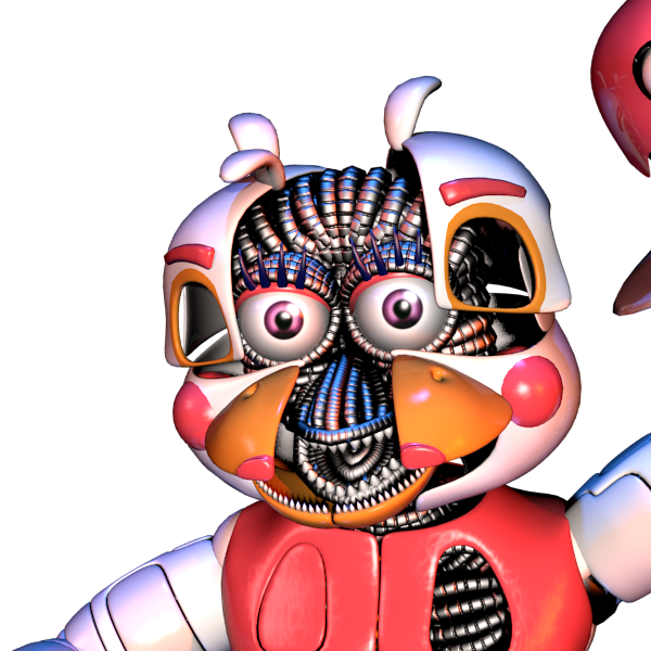 Ultimate Custom Night - All Funtime Chica Jumpscare Pictures 