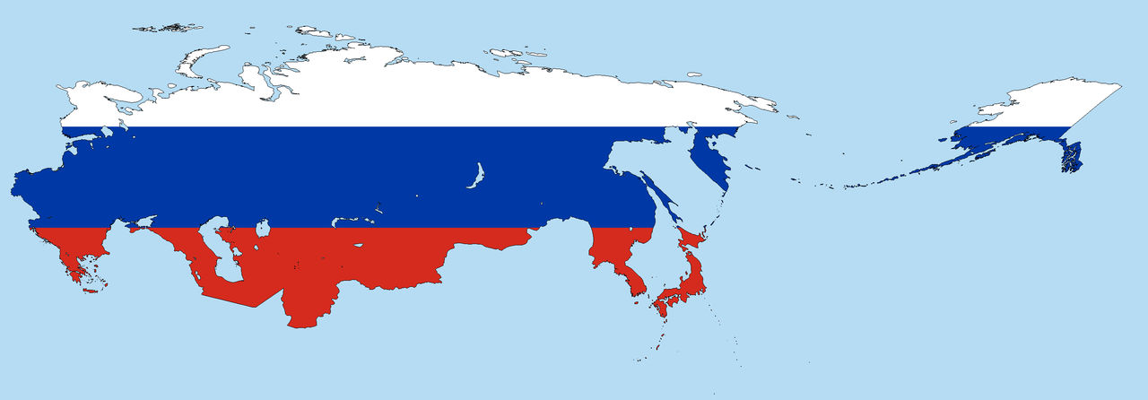 Greater Russia flag map by Magmatium on DeviantArt