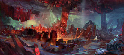 Blood Crystal Caverns