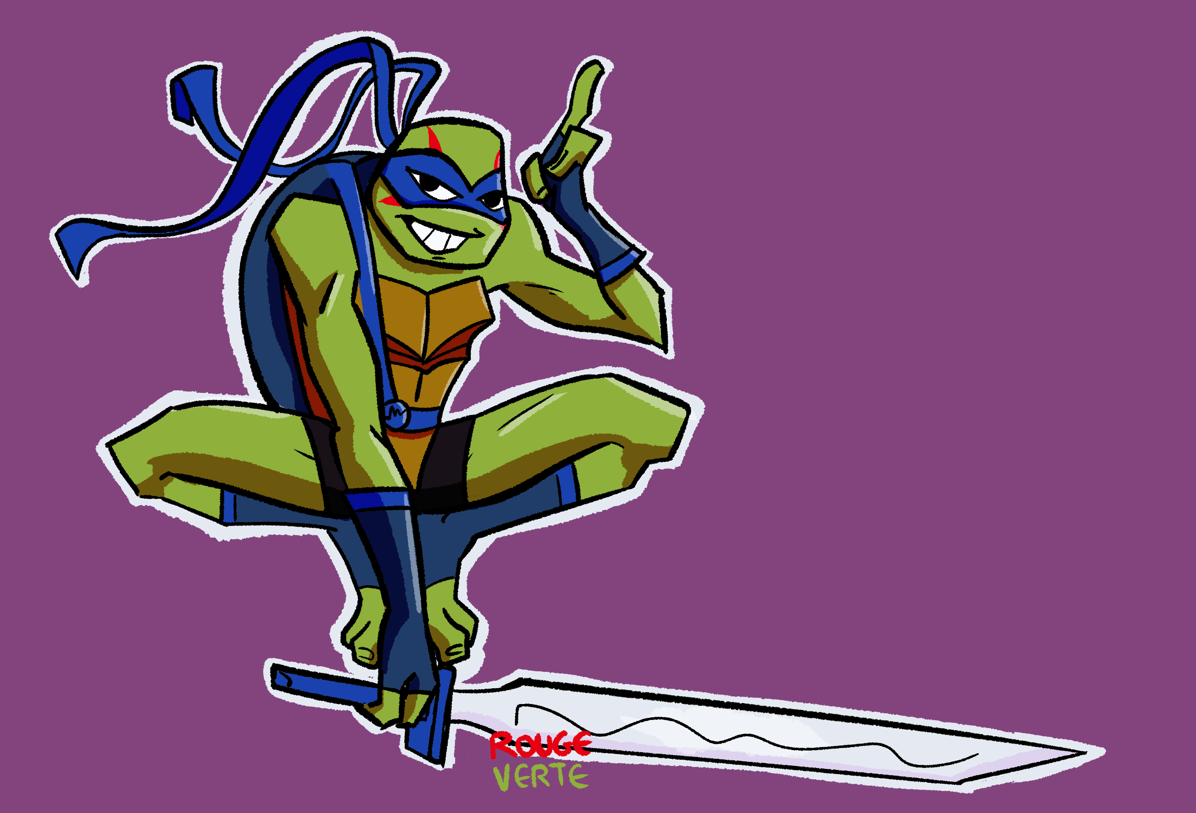 Leonardo Rottmnt Muscle ROTTMNT Leonardo by Redvolver on DeviantArt
