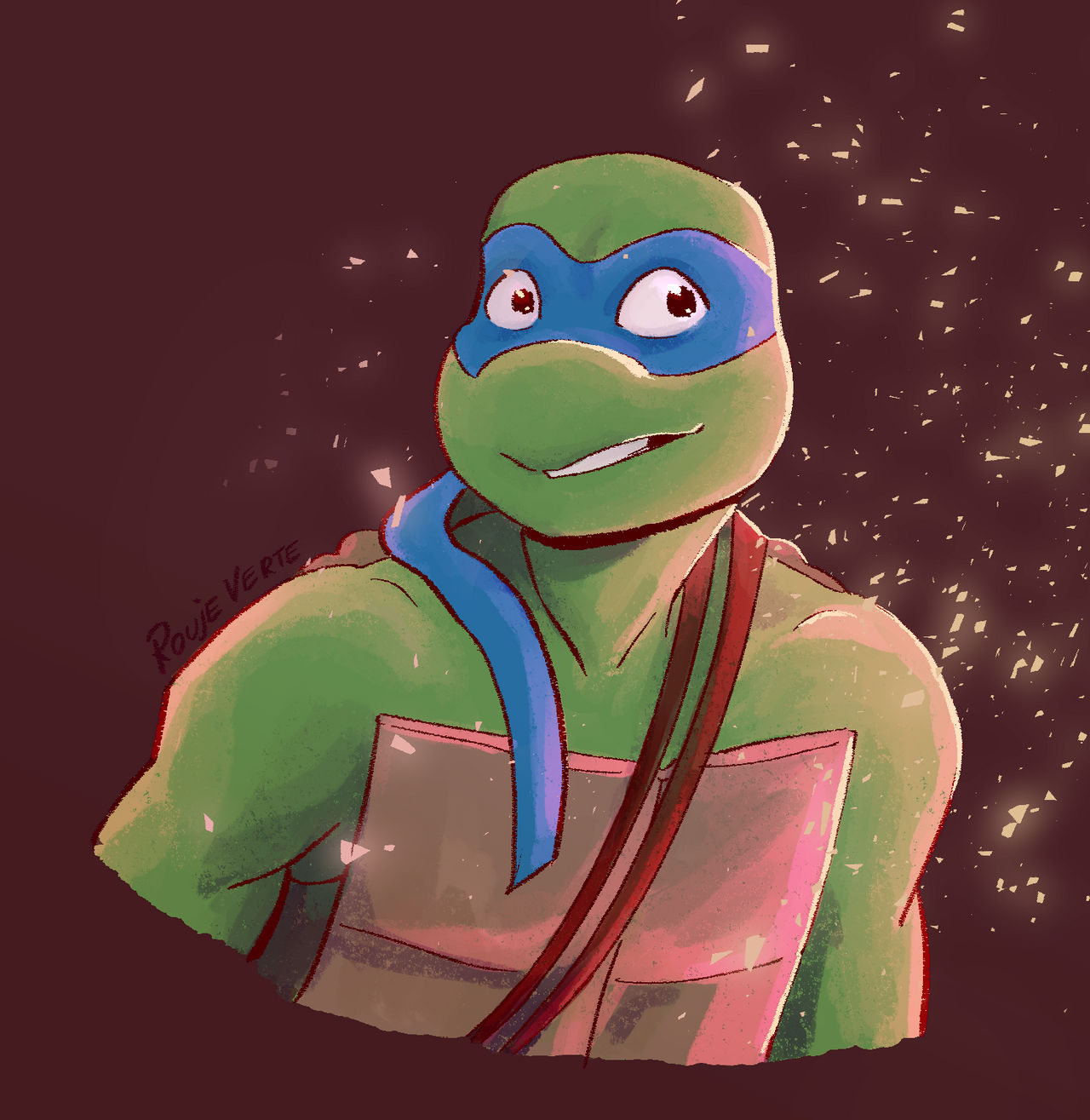 Mutant Mayhem Leo Sketch by Redvolver on DeviantArt