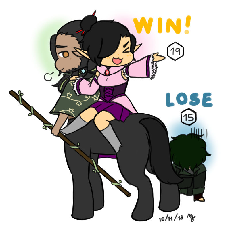 DnD-Centaur Back Ride by mlGoggles on DeviantArt