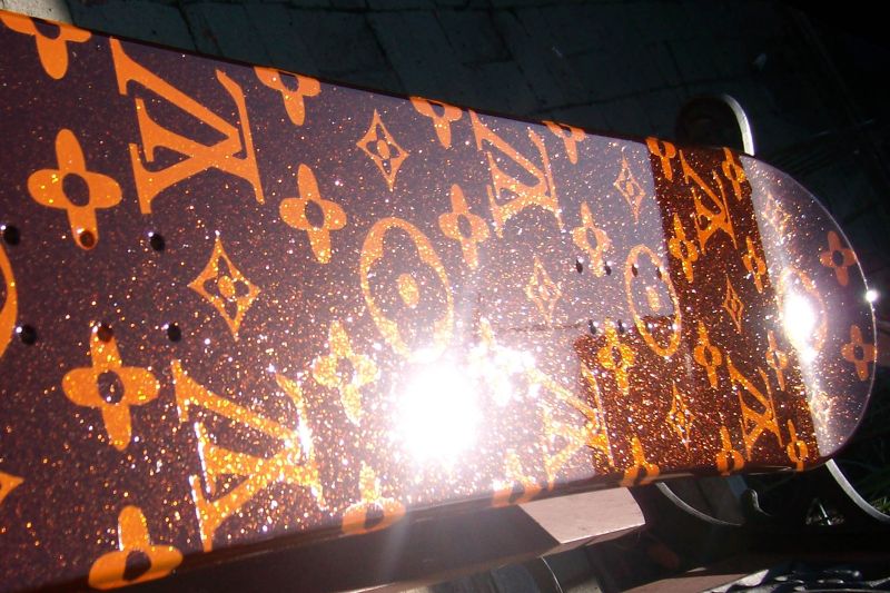 Louis Vuitton's Marble Snowboard will keep you looking drippy on