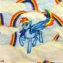 MLP FIM: Rainbow Dash At Rainbow Falls