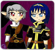 Dark Link  and  Dark Marth