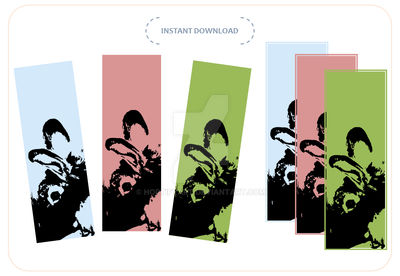 Bunny/Rabbit Printable Bookmark Downloadable Sale by HortifyArt on ...