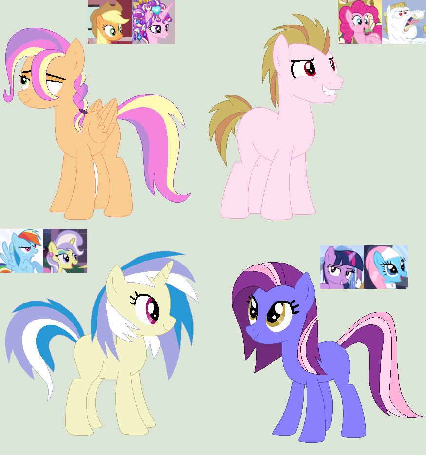 Mane Six X Random: Adoptables: CLOSED