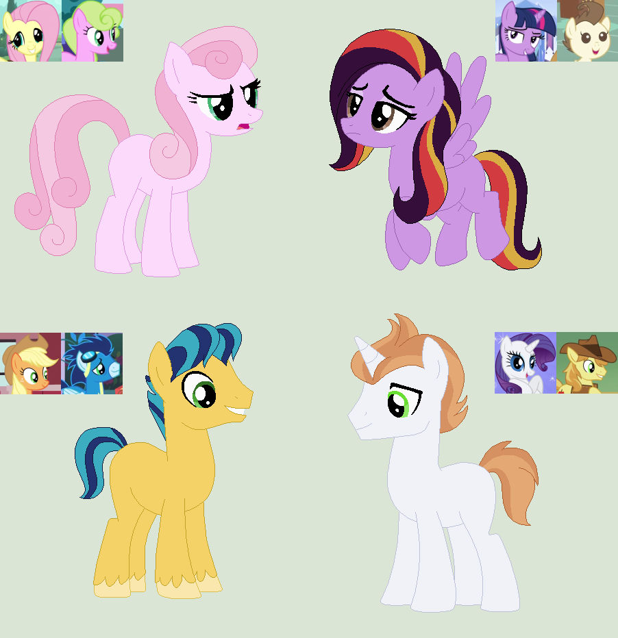 Mane Six X Random: Adoptables 2