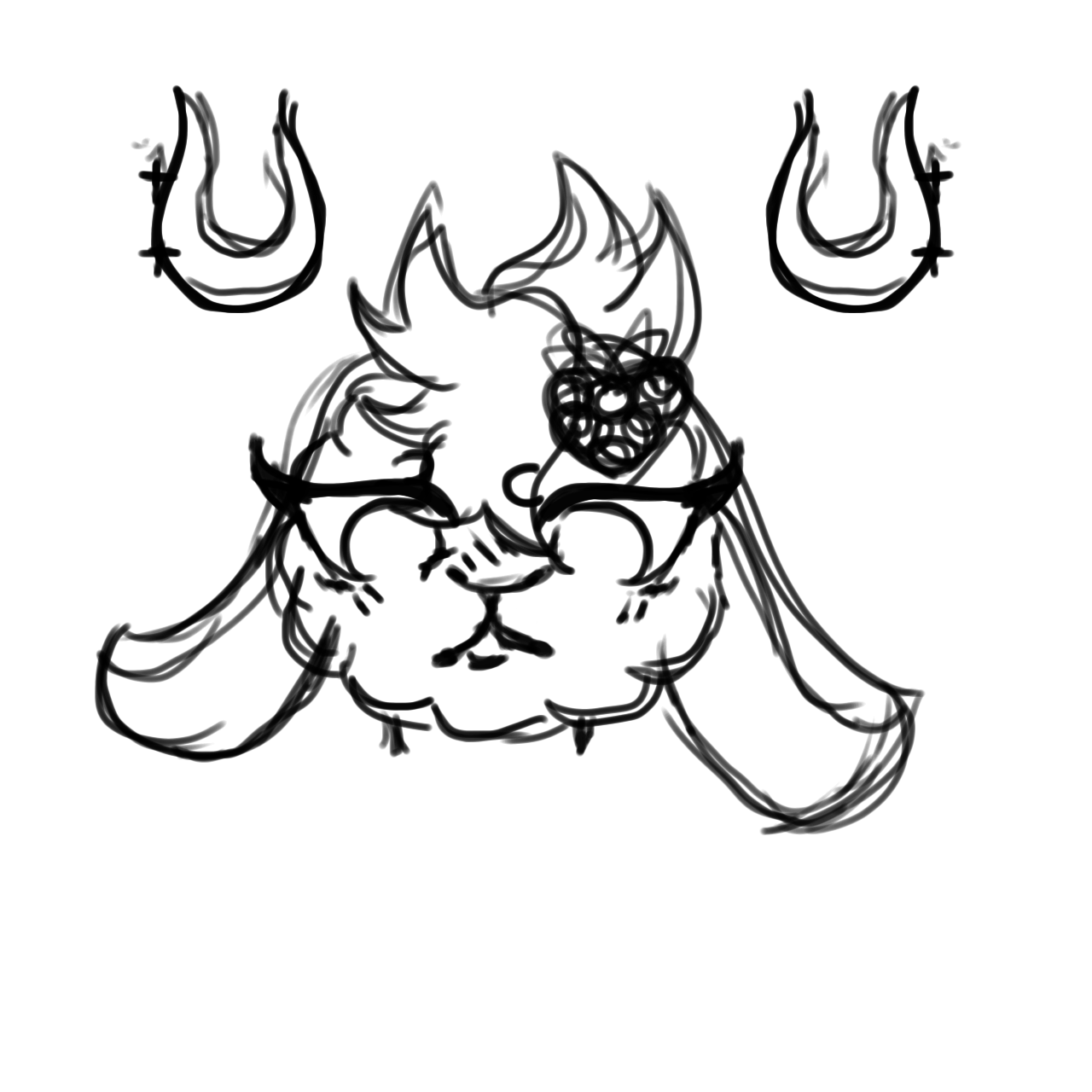 Messy sketch example by Dailusional on DeviantArt