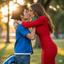 Ash makes out with Sofia Vergara and bits her lip.