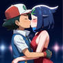 Ash and Liko at the disco