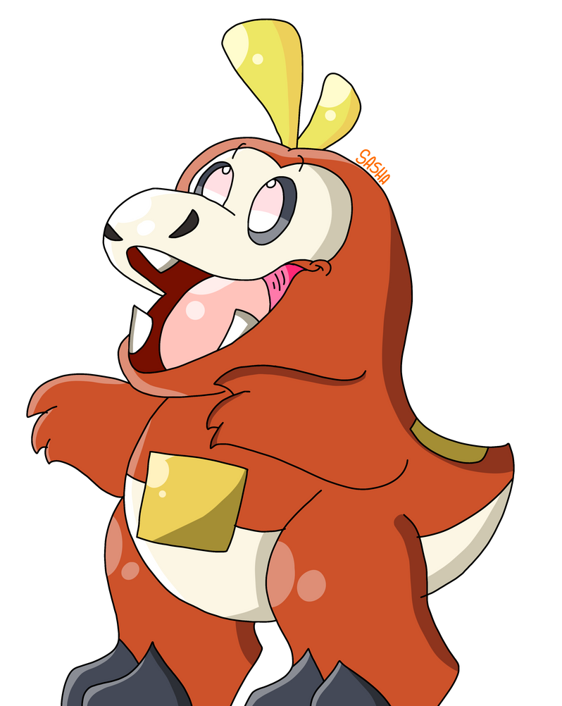 Fuecoco by SashaBlueOwl on DeviantArt