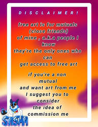 .: PLEASE READ:. FREE ART DISCLAIMER!