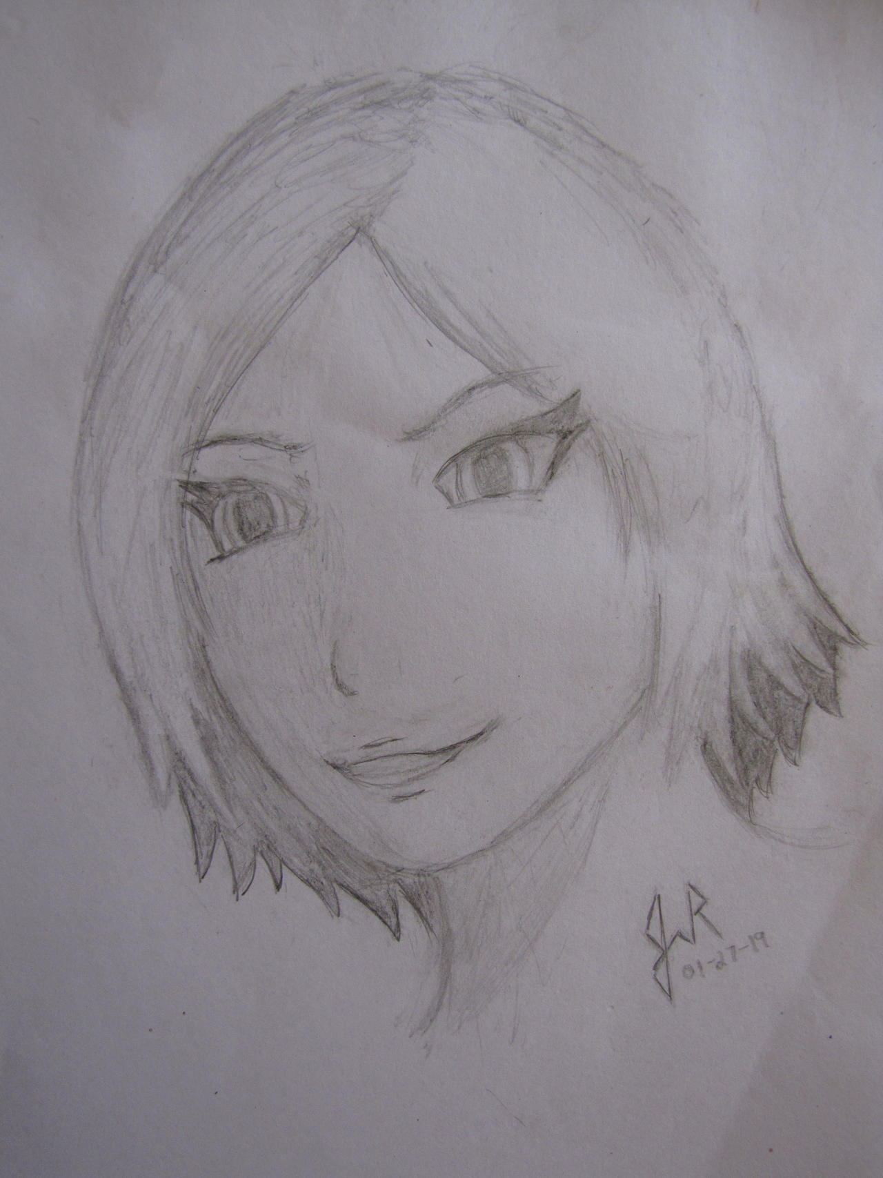 Short Haired Anime Girl By Crusader1265 On Deviantart