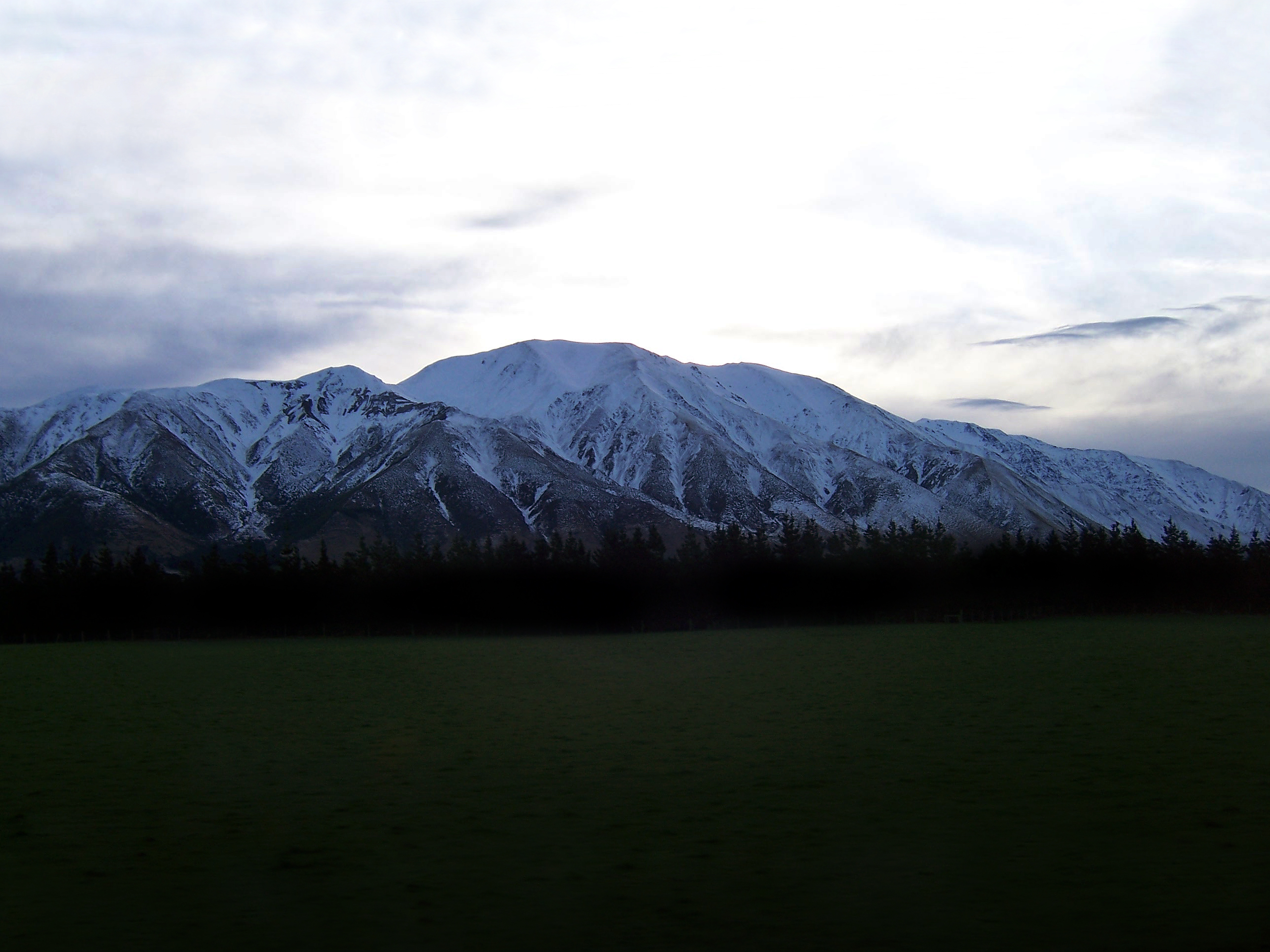 Southern Alps in Canterbury