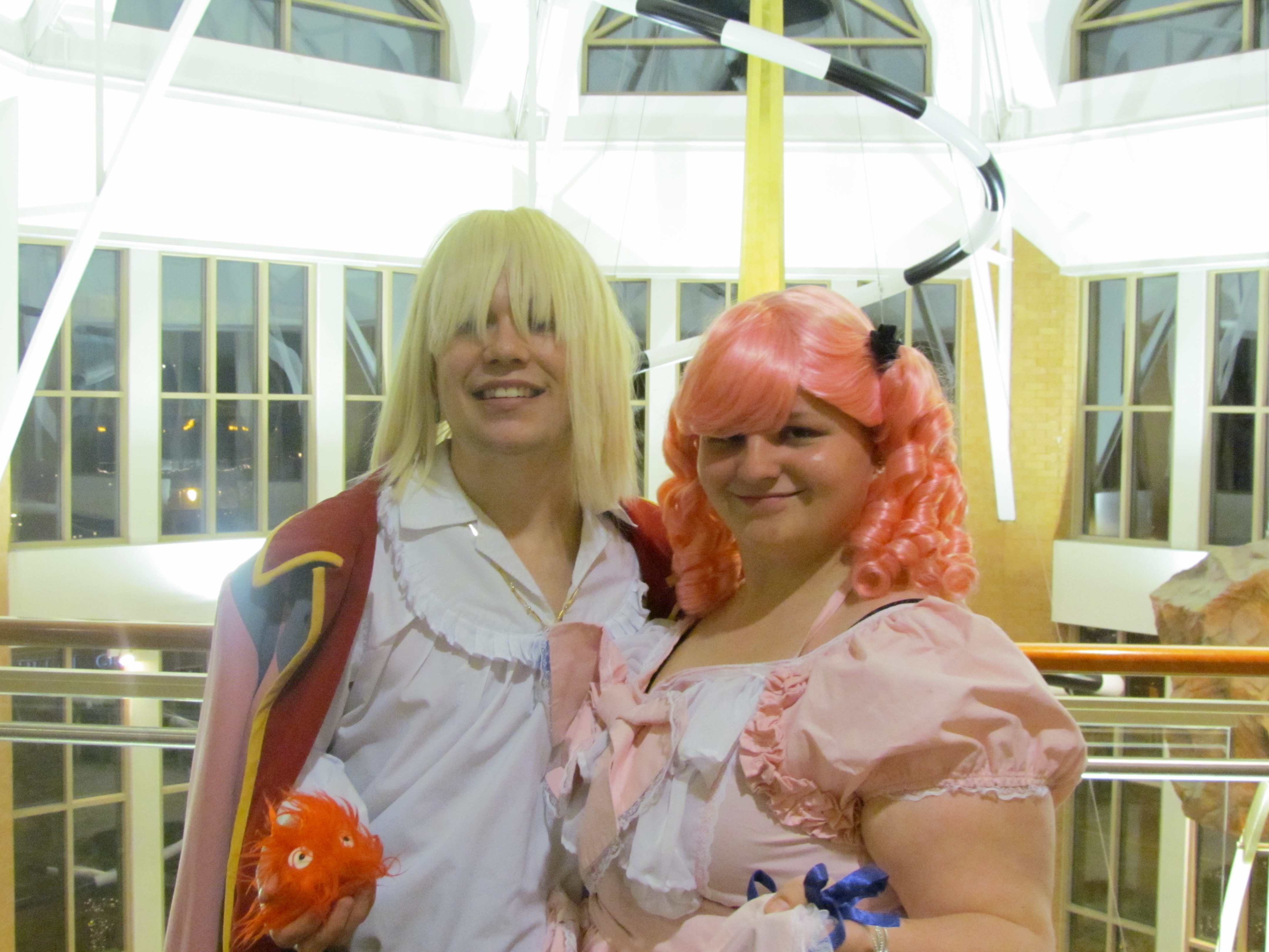 Howl, Calcifer and Pink Lolita