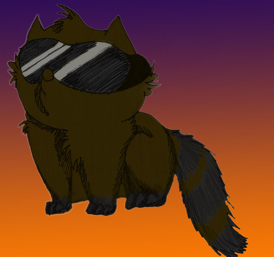 cool racoon by devilishartist97 on DeviantArt