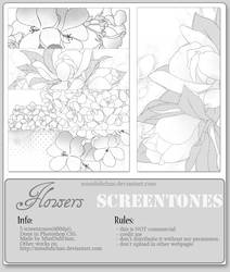 Flowers Screentones