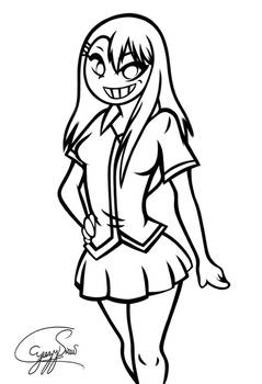 Nagatoro - LineArt